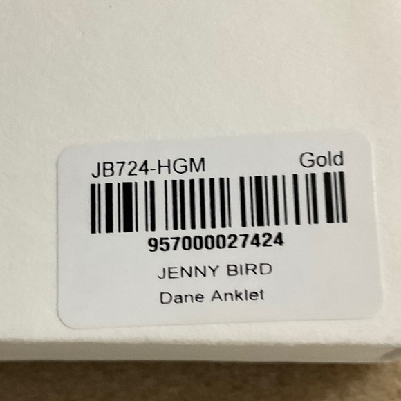 Jenny Bird Dane Anklet Gold - Picture 3 of 4